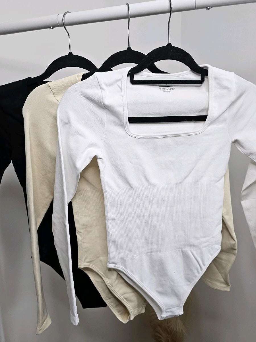 Tash Ribbed Long Sleeve UK Women's Bodysuits