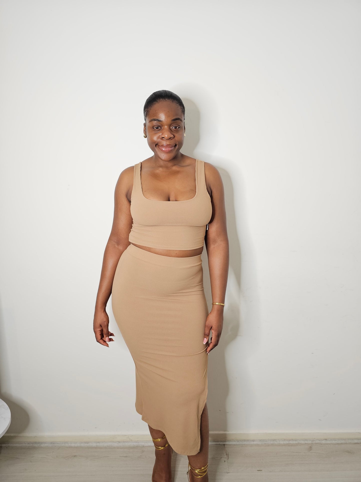 The Aaliya Two Piece Skirt and Top Set